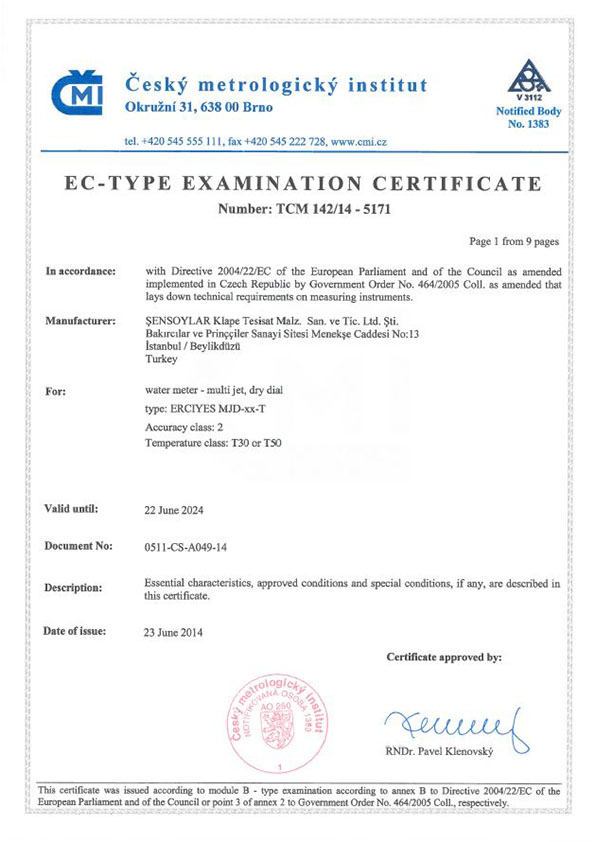 Erciyes Certificate
