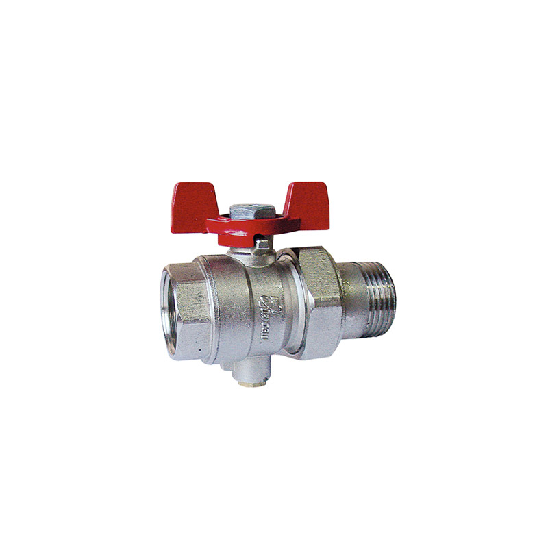 Measuring Temperature Ball Valve With Union / MF